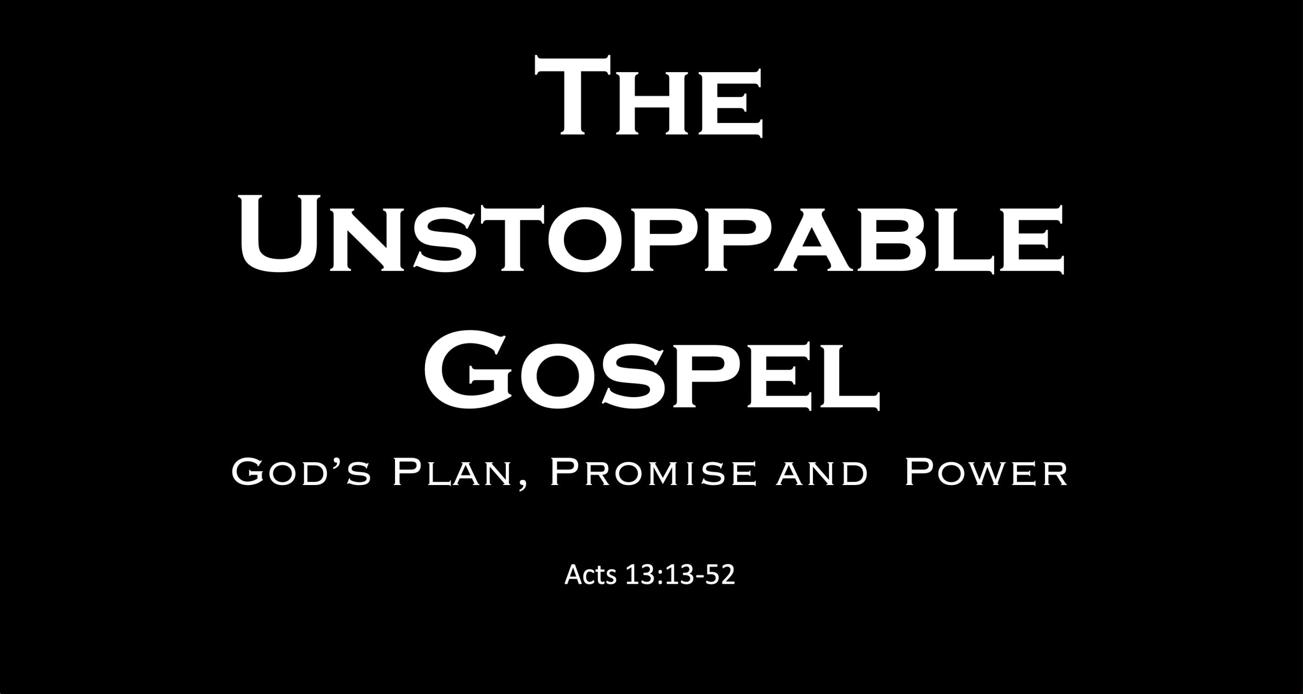 God’s Plan, Promise, and Power
